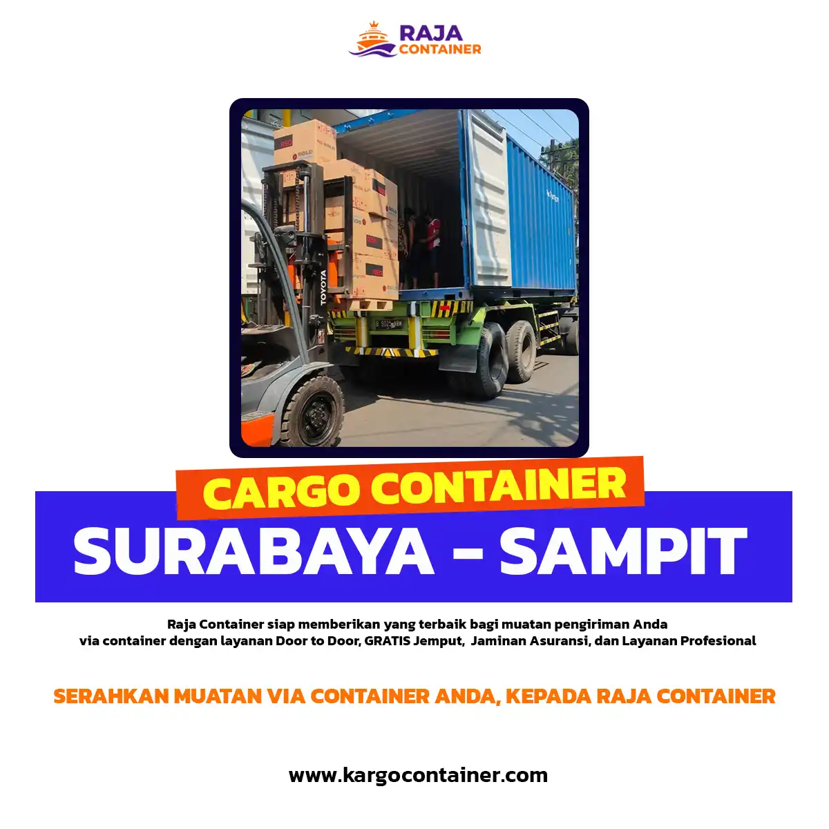 Cargo Container Surabaya Sampit