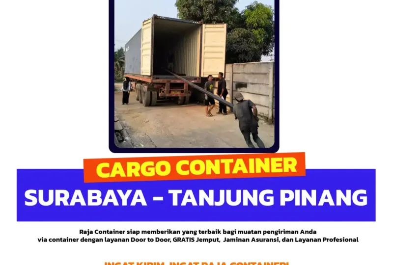 Cargo Container Surabaya Tanjung Pinang