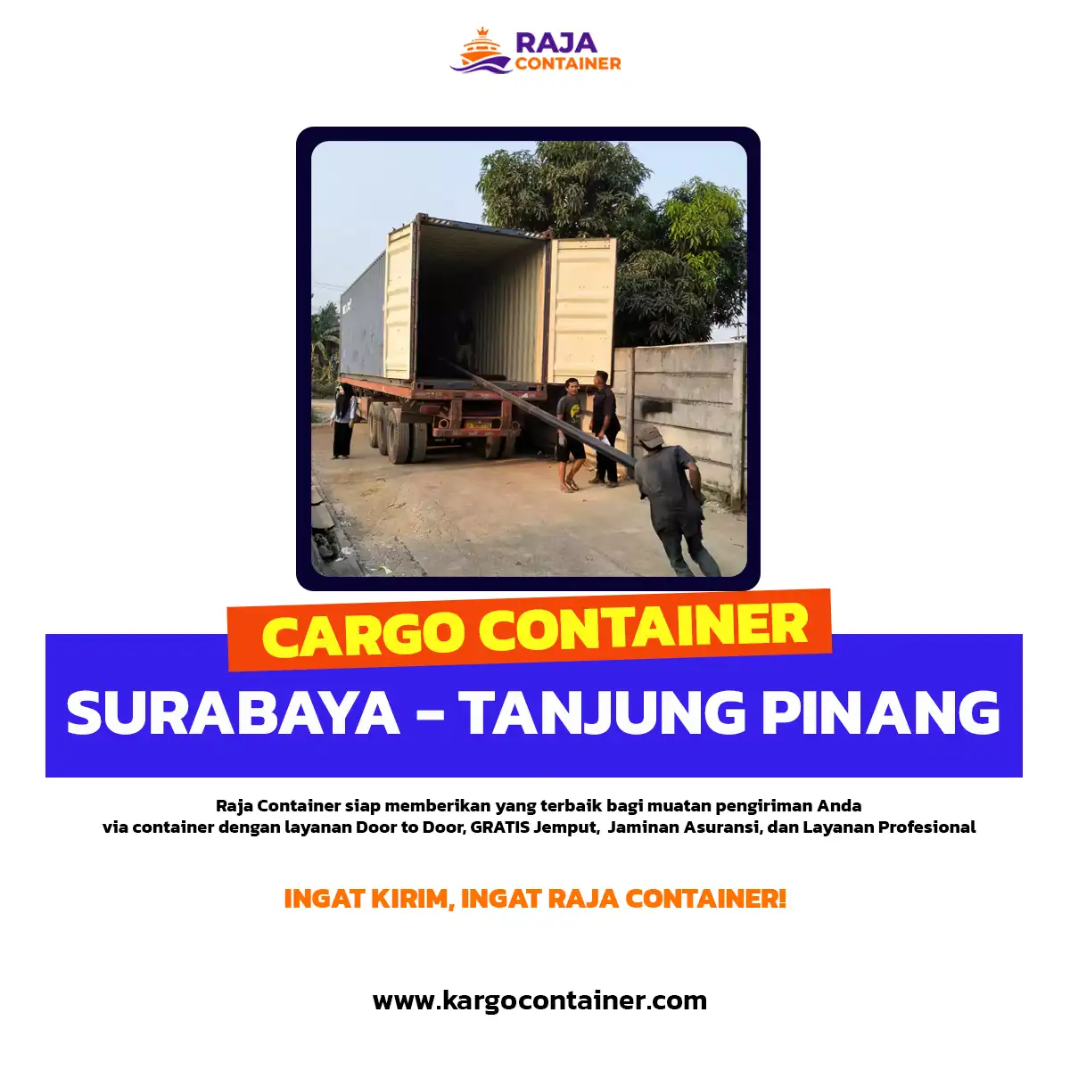 Cargo Container Surabaya Tanjung Pinang