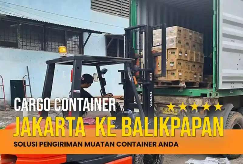 Cargo Container Jakarta ke Balikpapan