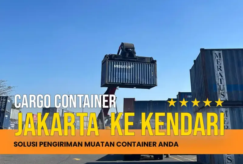 Cargo Container Jakarta ke Kendari
