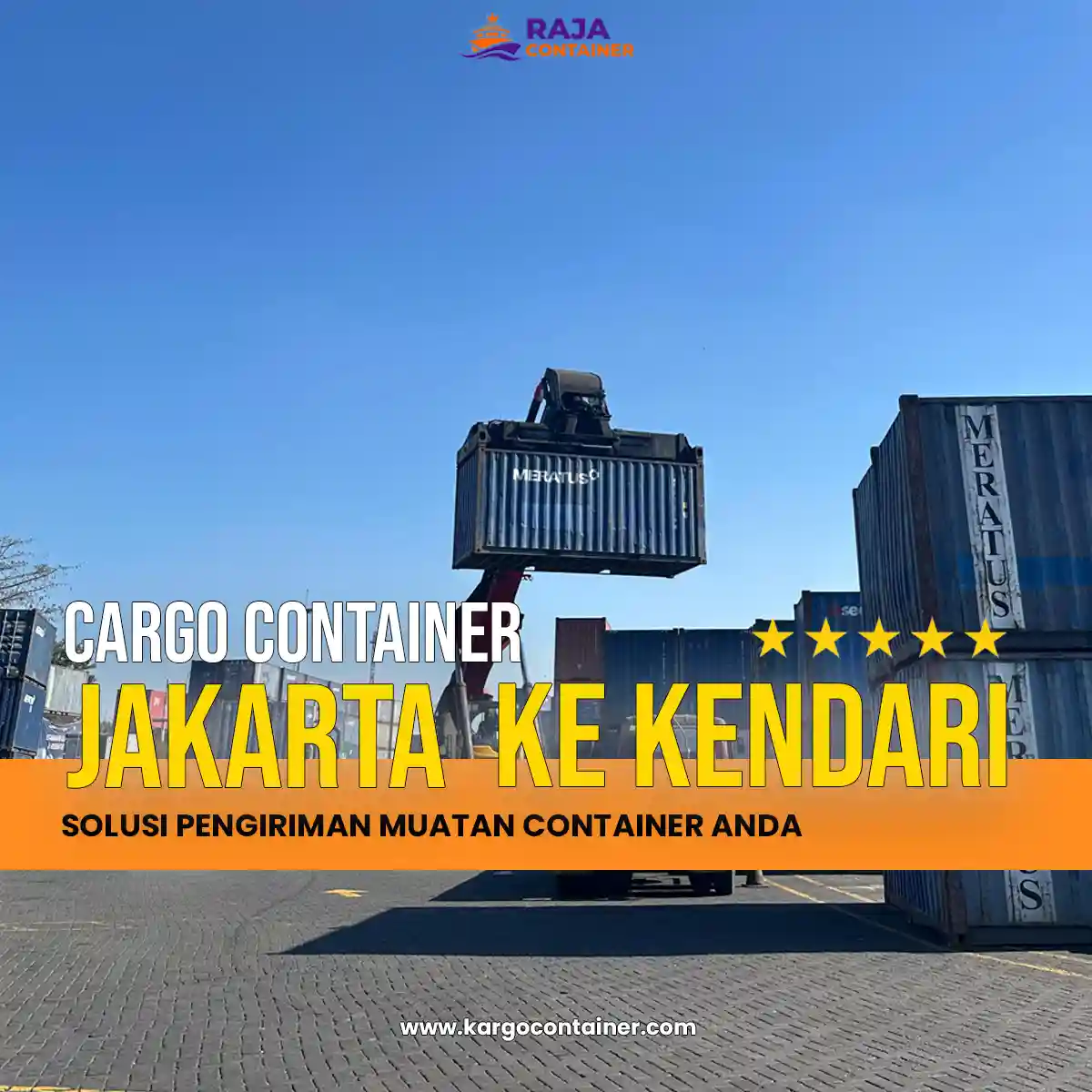 Cargo Container Jakarta ke Kendari