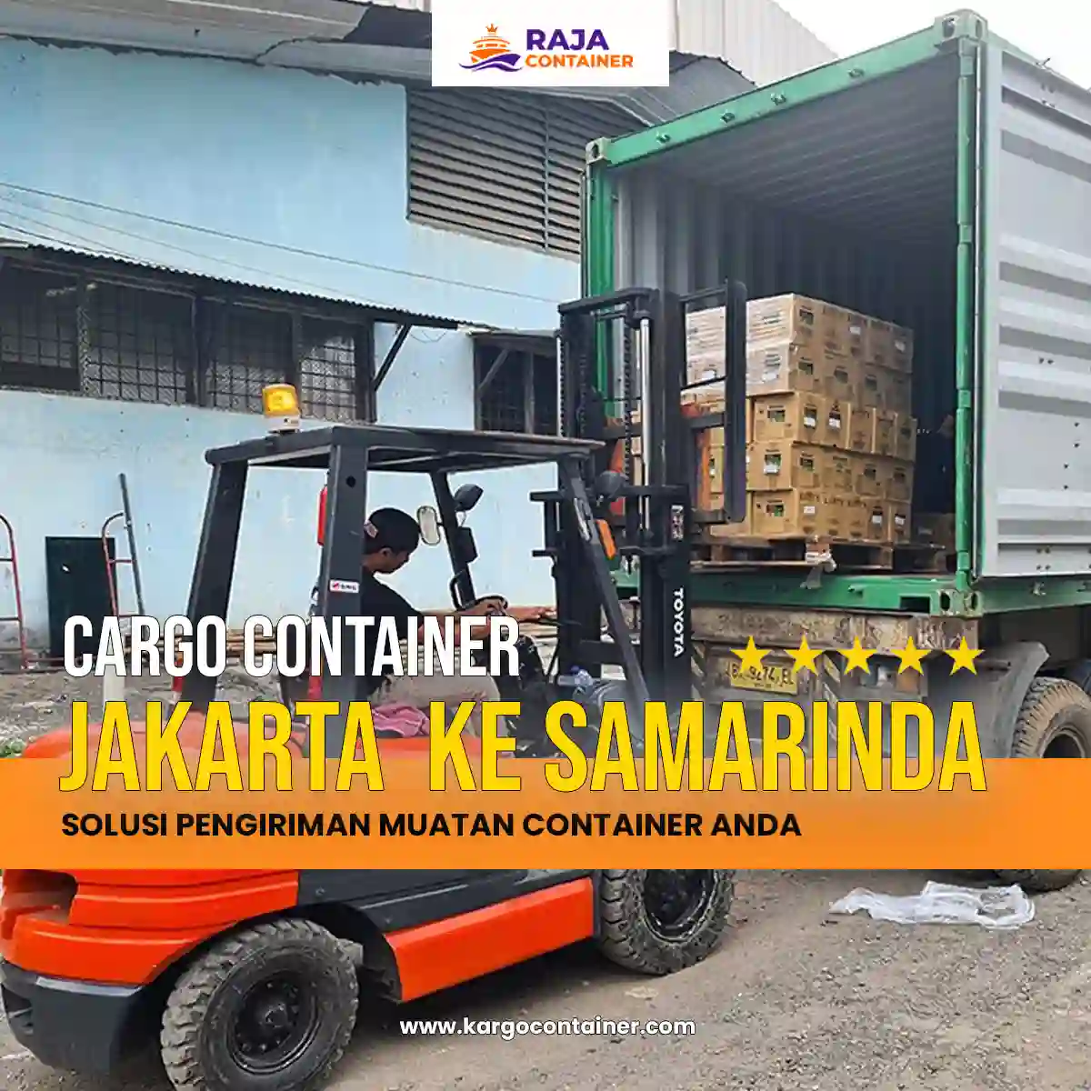 Cargo Container Jakarta ke Samarinda