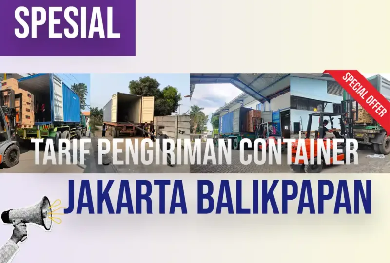 Tarif Pengiriman Container Jakarta Balikpapan