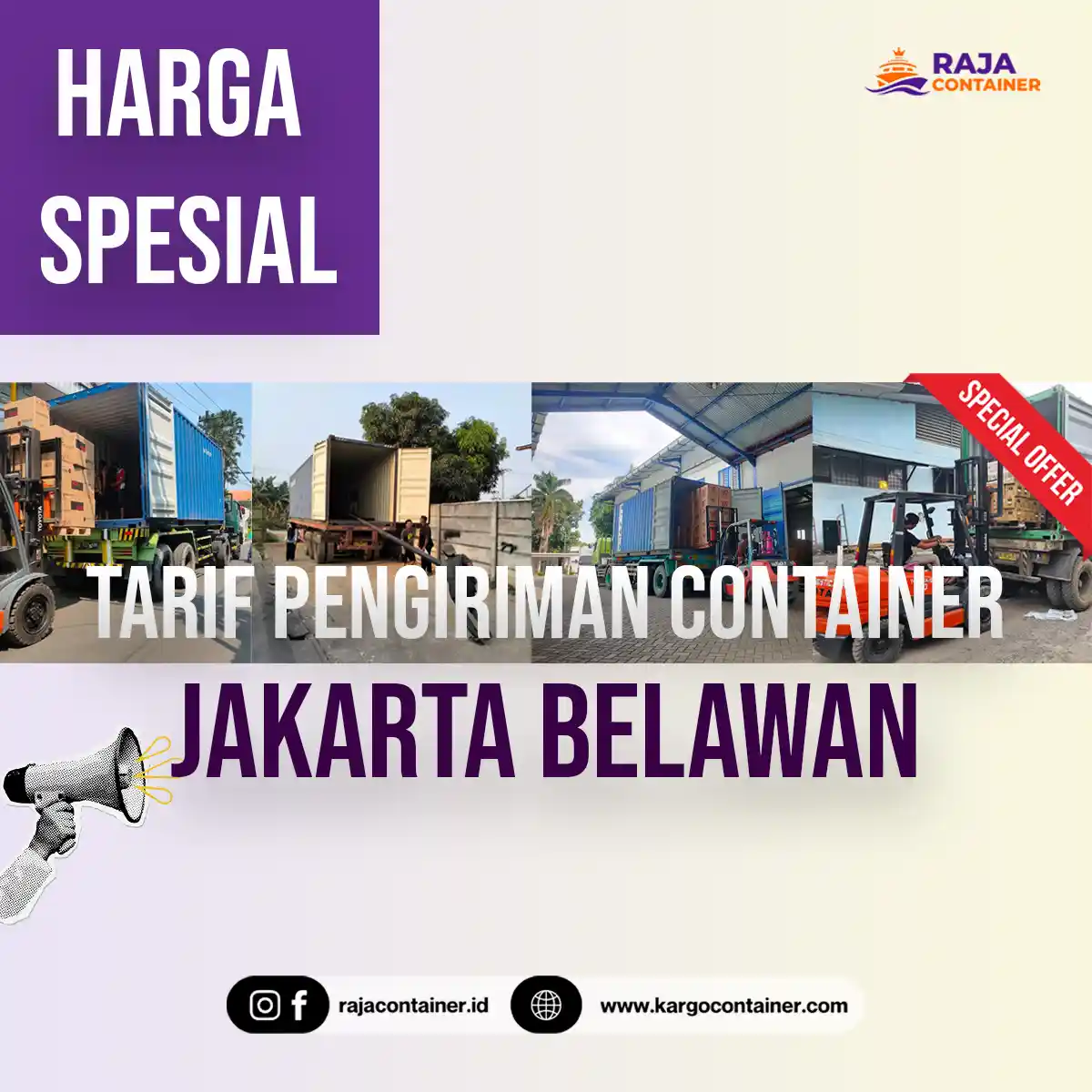 Tarif Pengiriman Container Jakarta Belawan