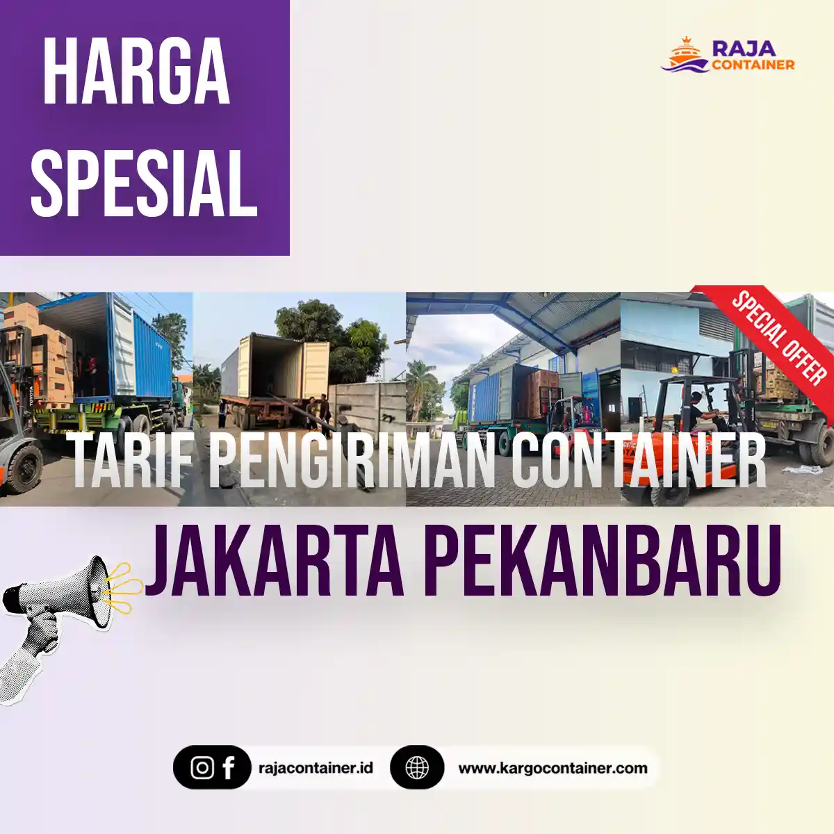 Tarif Pengiriman Container Jakarta Pekanbaru