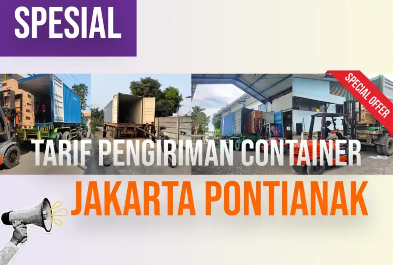 Tarif Pengiriman Container Jakarta Pontianak