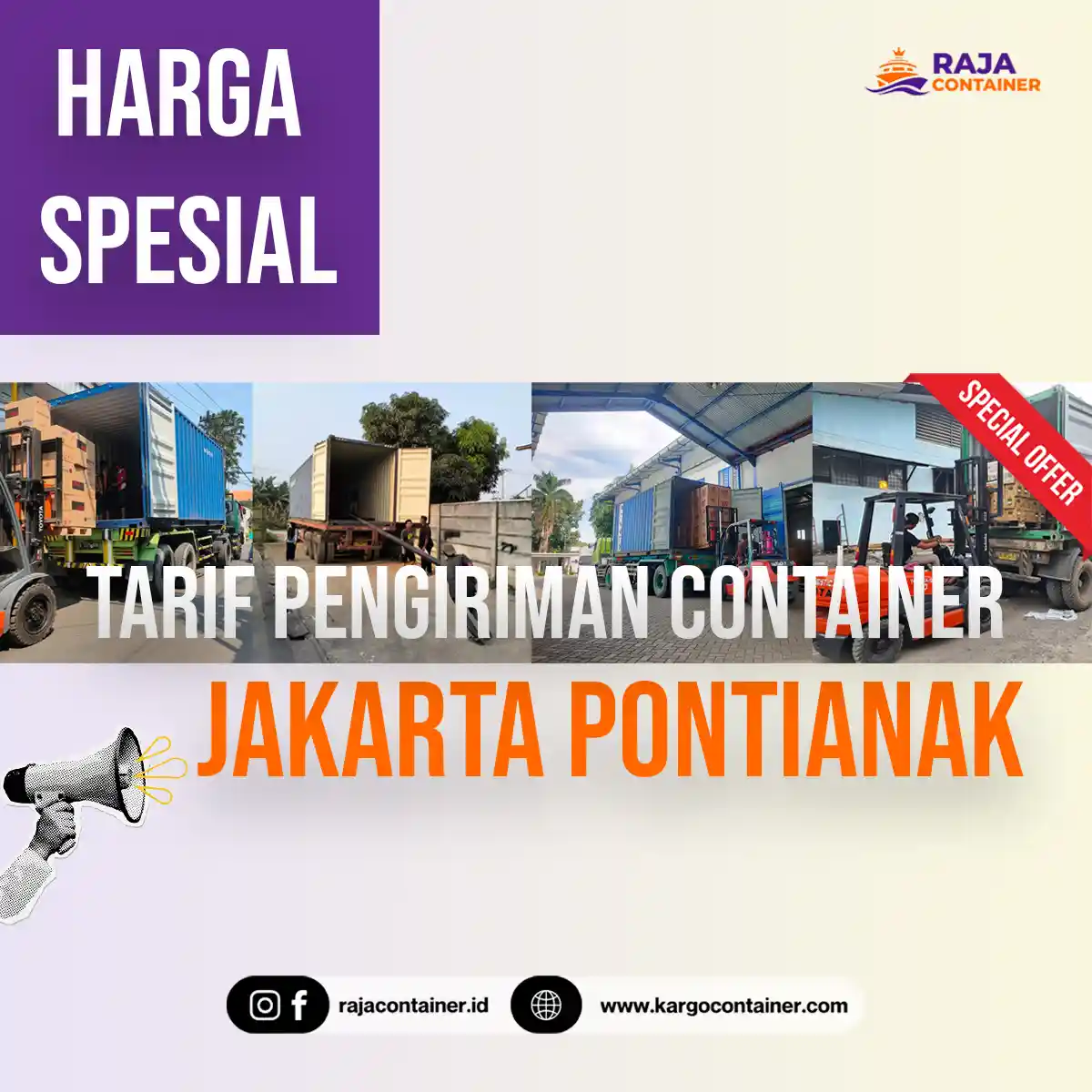 Tarif Pengiriman Container Jakarta Pontianak