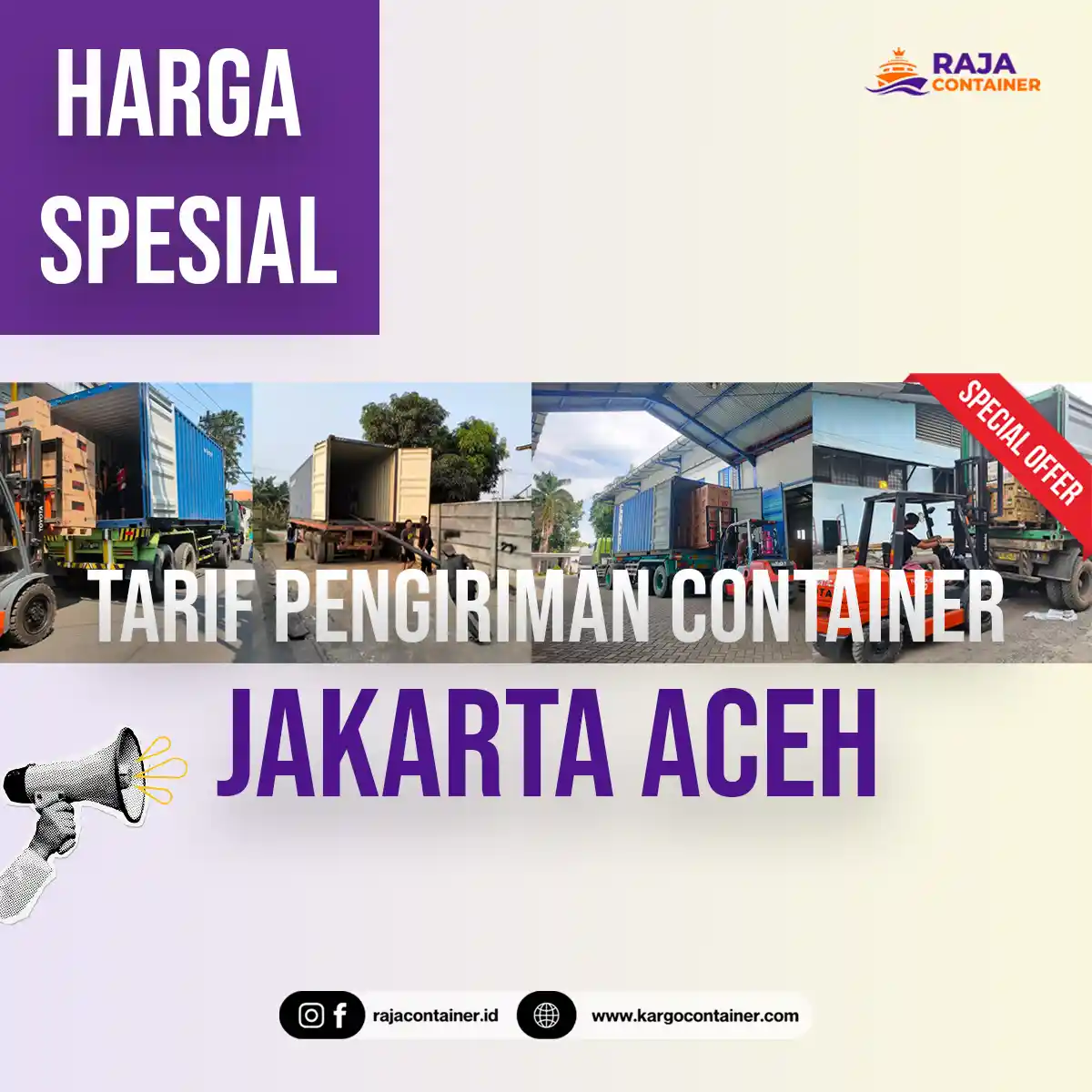 Tarif Pengiriman Container Jakarta Aceh