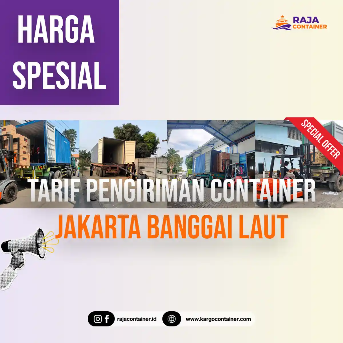 Tarif Pengiriman Container Jakarta Banggai Laut