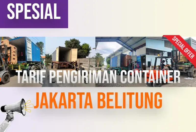 Tarif Pengiriman Container Jakarta Belitung