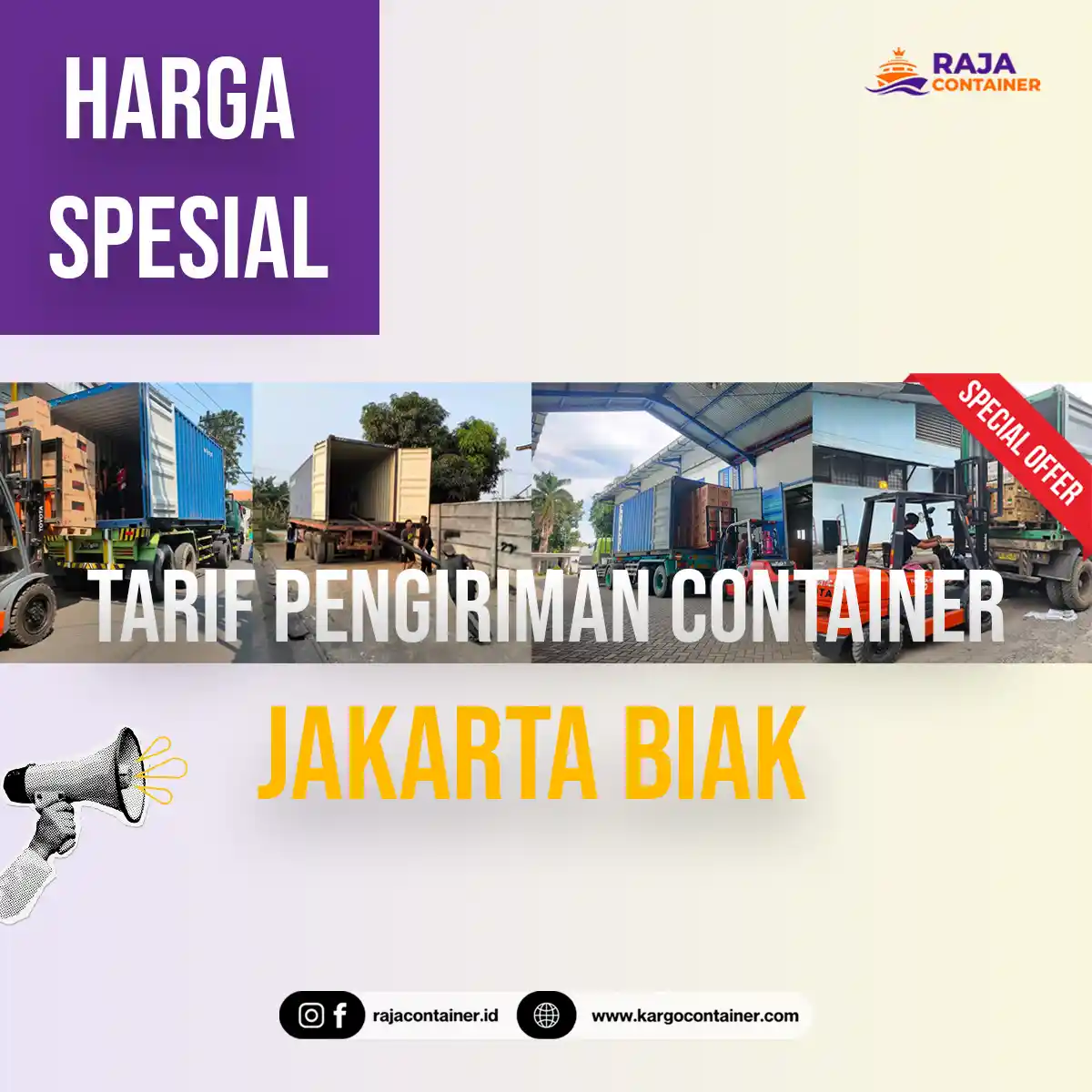 Tarif Pengiriman Container Jakarta Biak