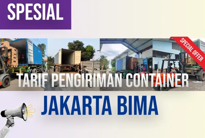 Tarif Pengiriman Container Jakarta Bima