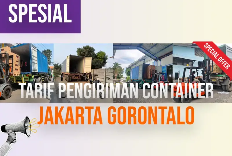 Tarif Pengiriman Container Jakarta Gorontalo