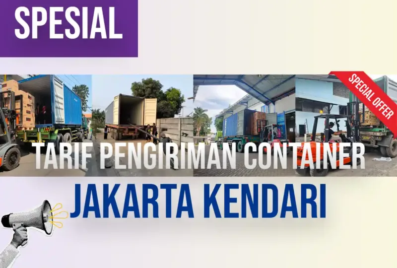 Tarif Pengiriman Container Jakarta Kendari