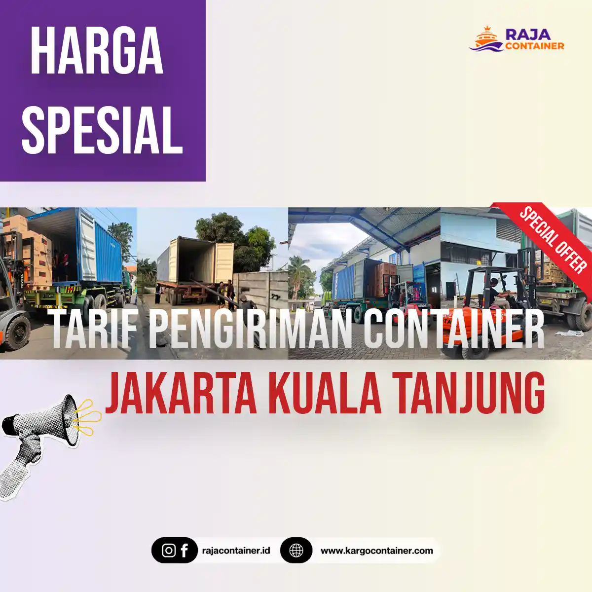 Tarif Pengiriman Container Jakarta Kuala Tanjung