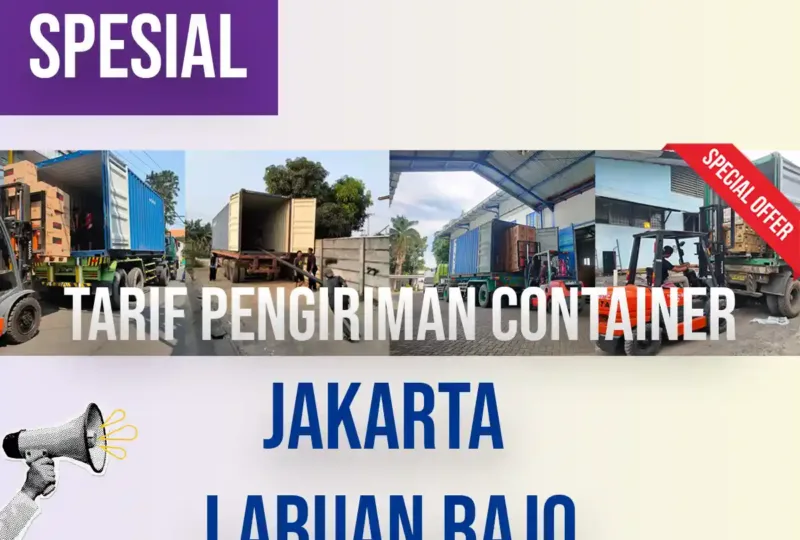 Tarif Pengiriman Container Jakarta Labuan Bajo