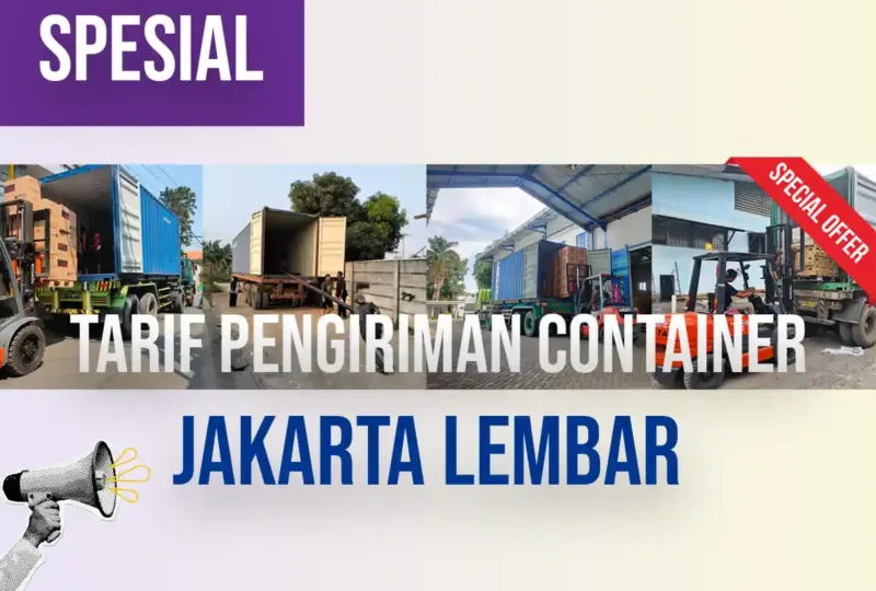 Tarif Pengiriman Container Jakarta Lembar