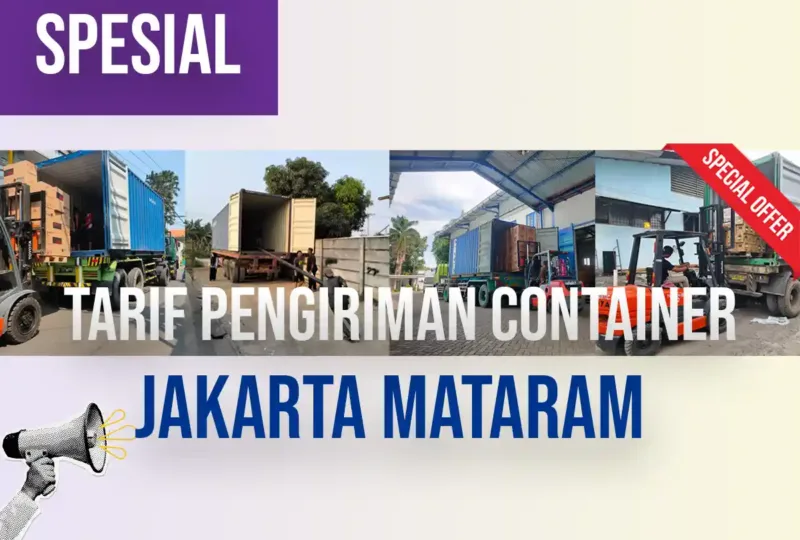 Tarif Pengiriman Container Jakarta Mataram
