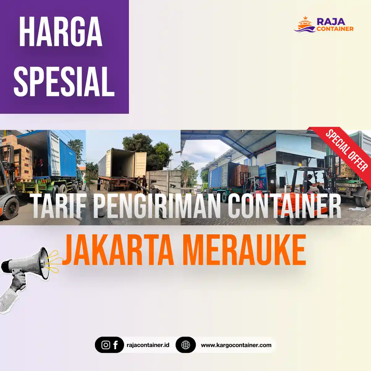 Tarif Pengiriman Container Jakarta Merauke