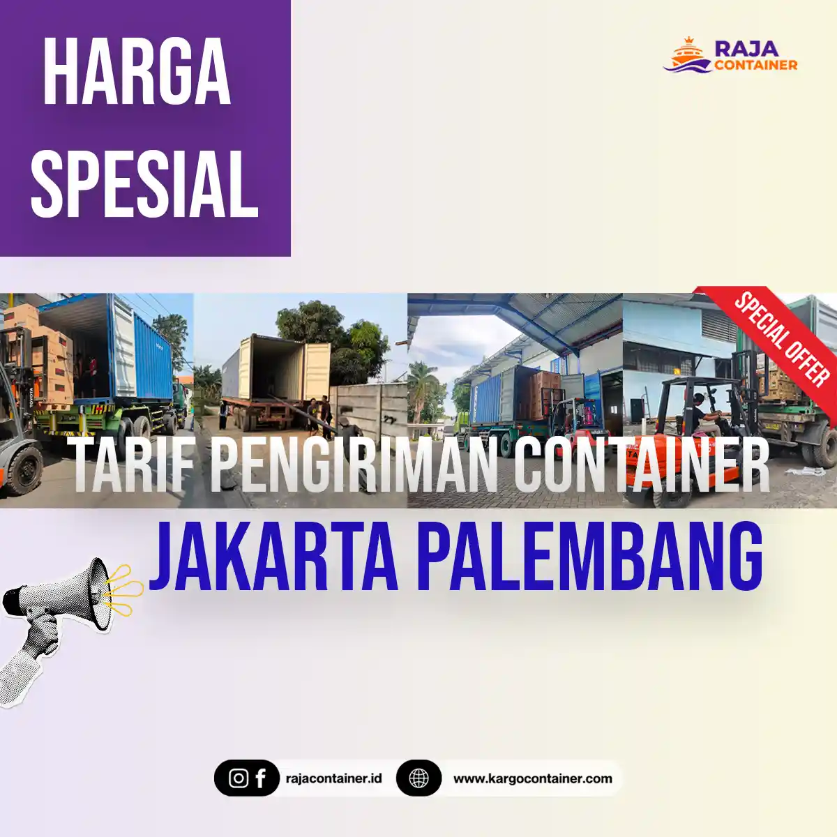 Tarif Pengiriman Container Jakarta Palembang