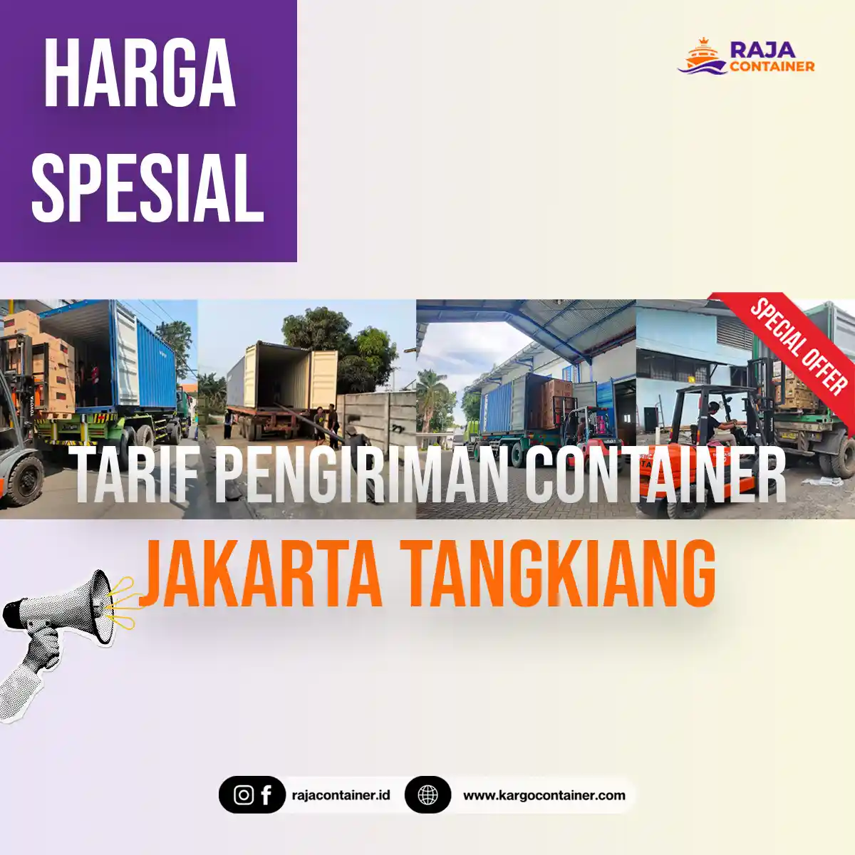 Tarif Pengiriman Container Jakarta Tangkiang