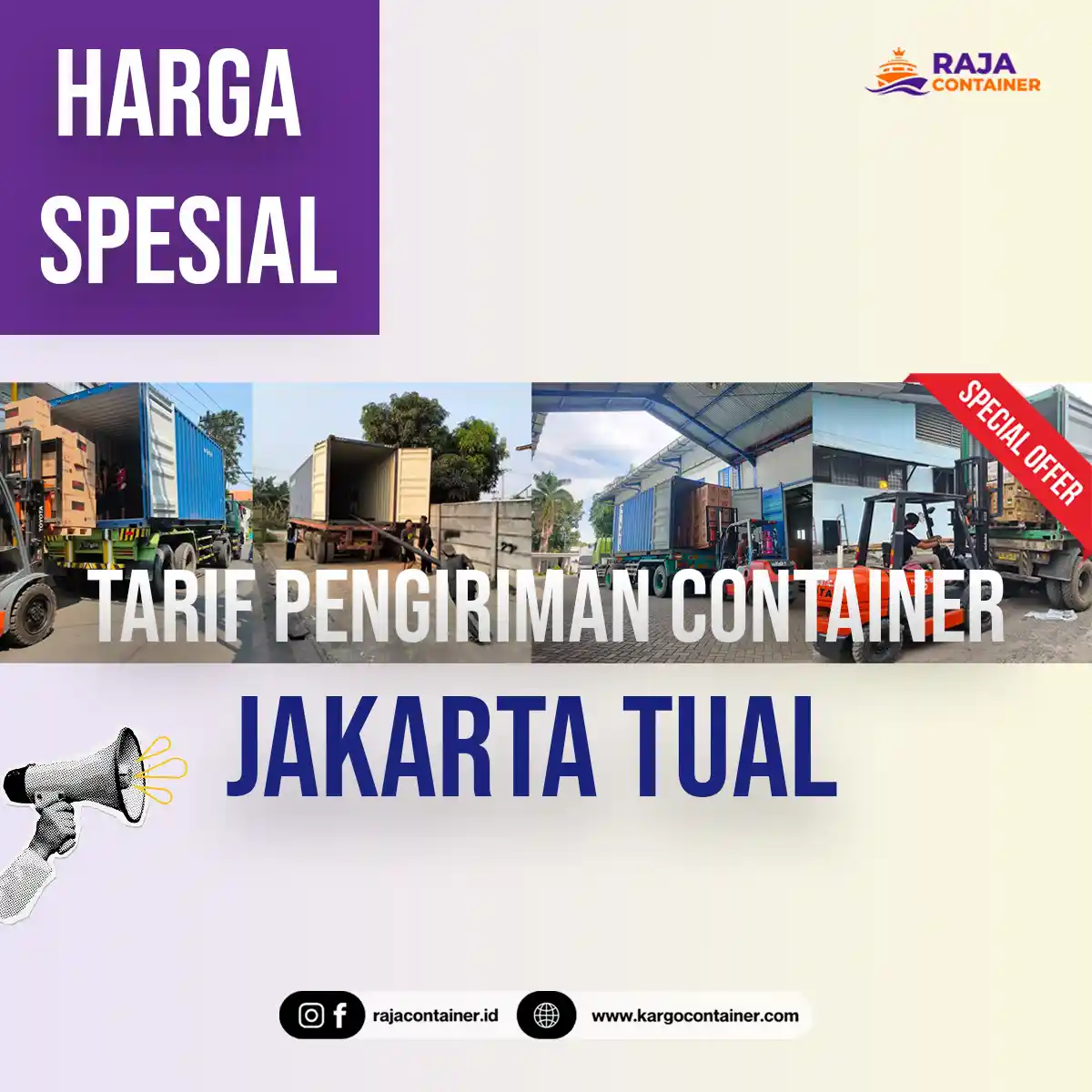 Tarif Pengiriman Container Jakarta Tual