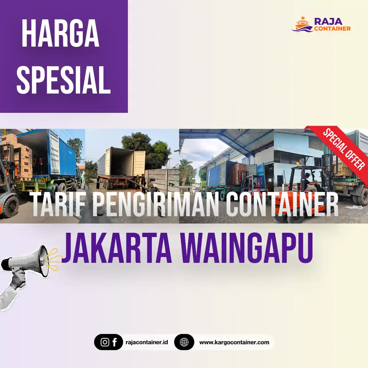 Tarif Pengiriman Container Jakarta Waingapu