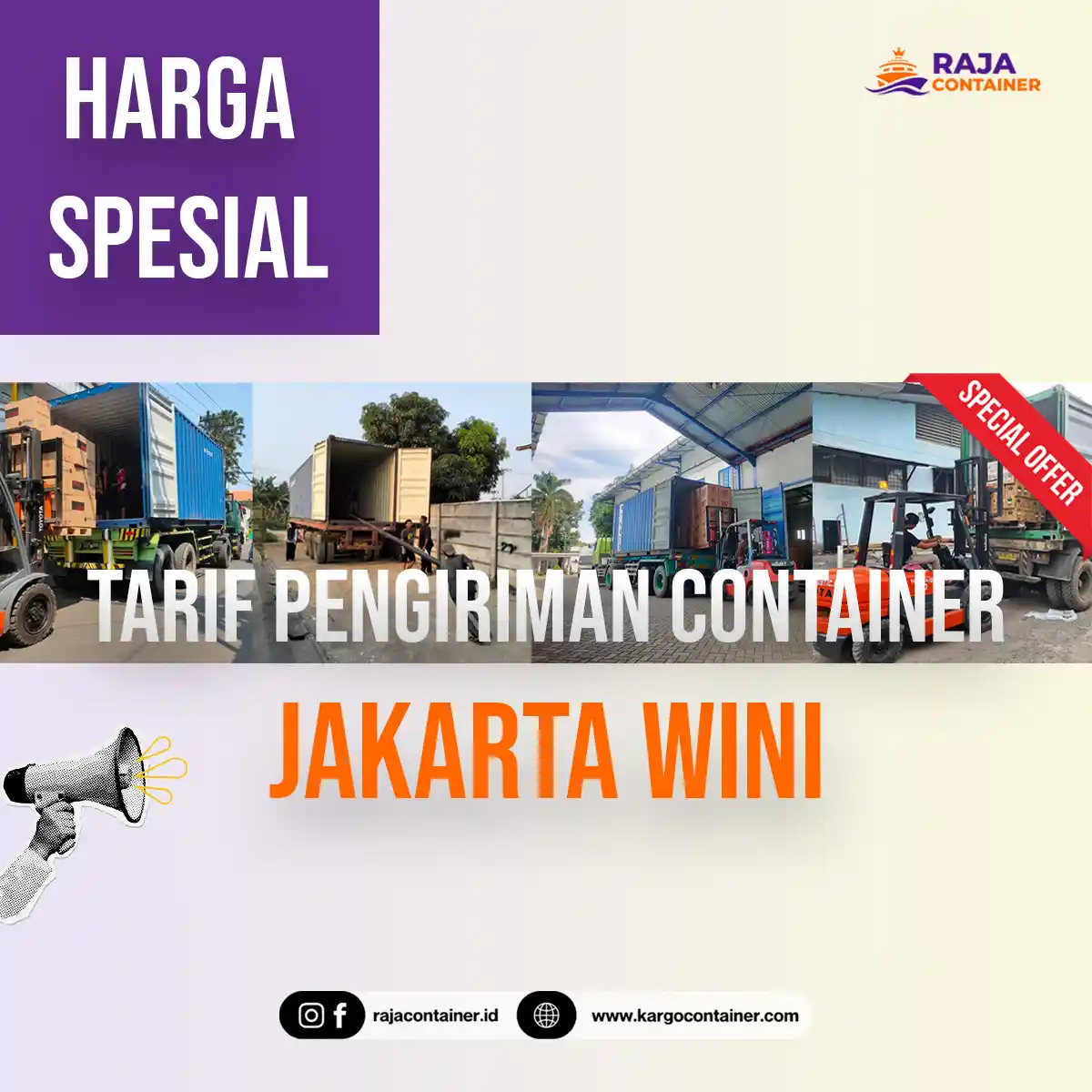 Tarif Pengiriman Container Jakarta Wini