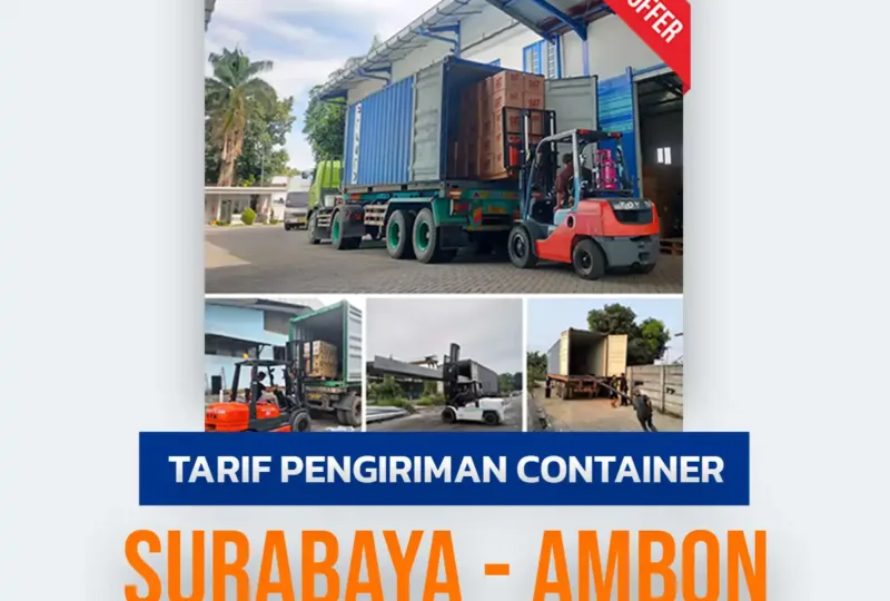 Tarif Pengiriman Container Surabaya Ambon