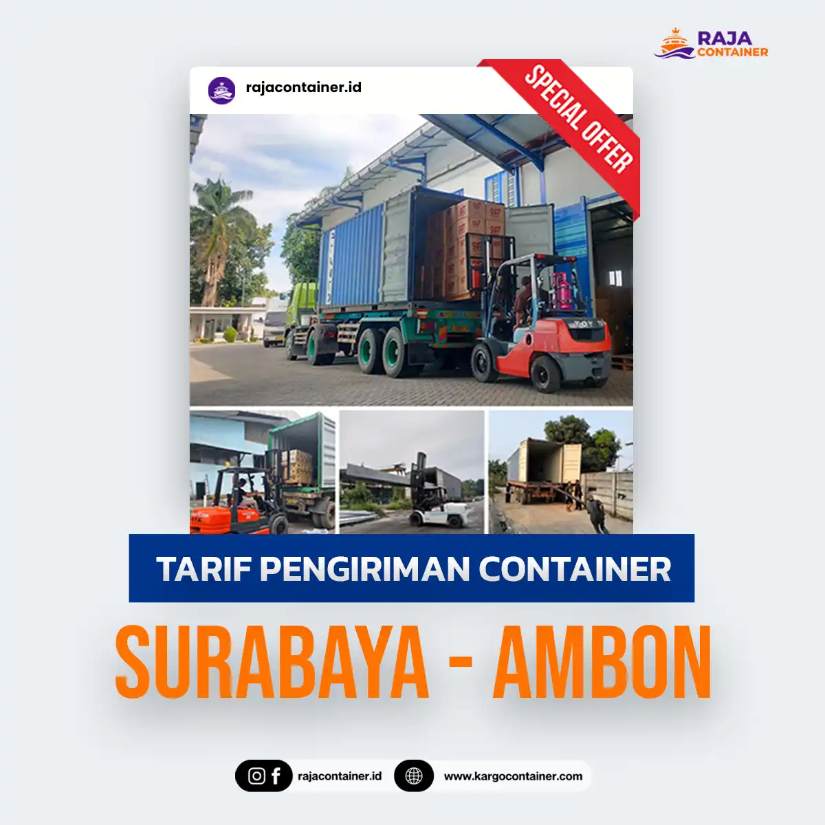 Tarif Pengiriman Container Surabaya Ambon