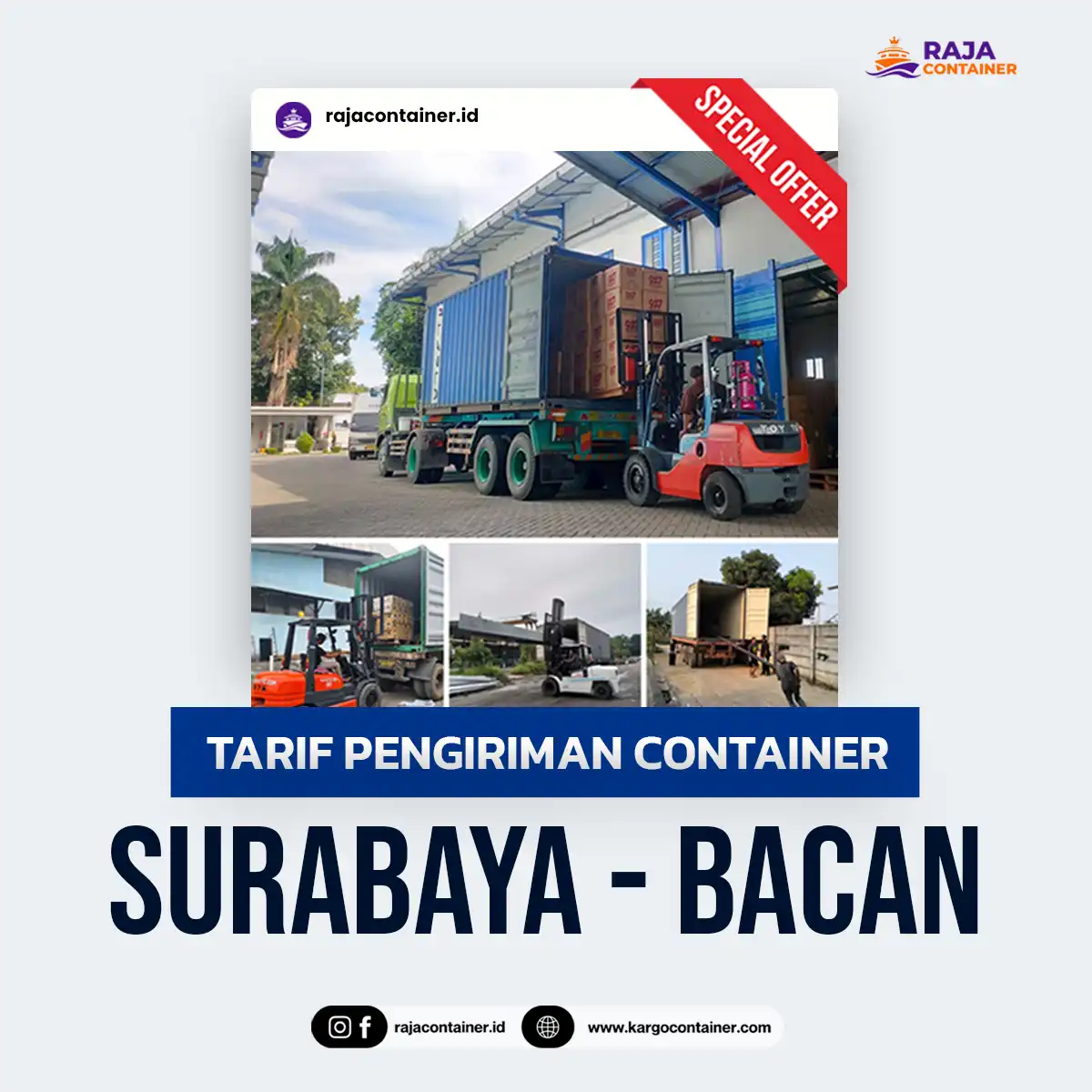 Tarif Pengiriman Container Surabaya Bacan