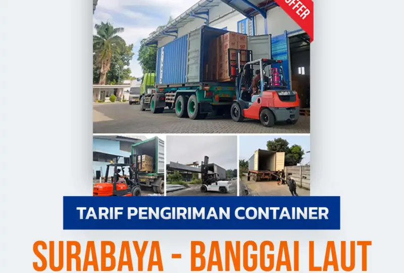 Tarif Pengiriman Container Surabaya Banggai Laut
