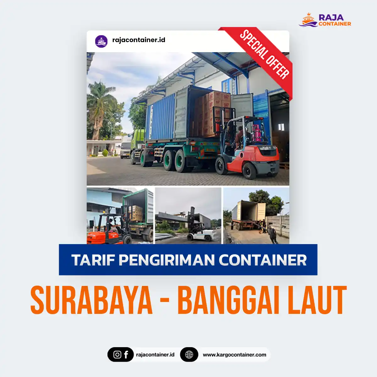 Tarif Pengiriman Container Surabaya Banggai Laut