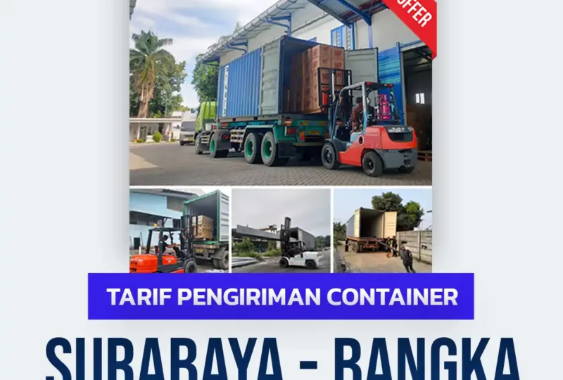Tarif Pengiriman Container Surabaya Bangka