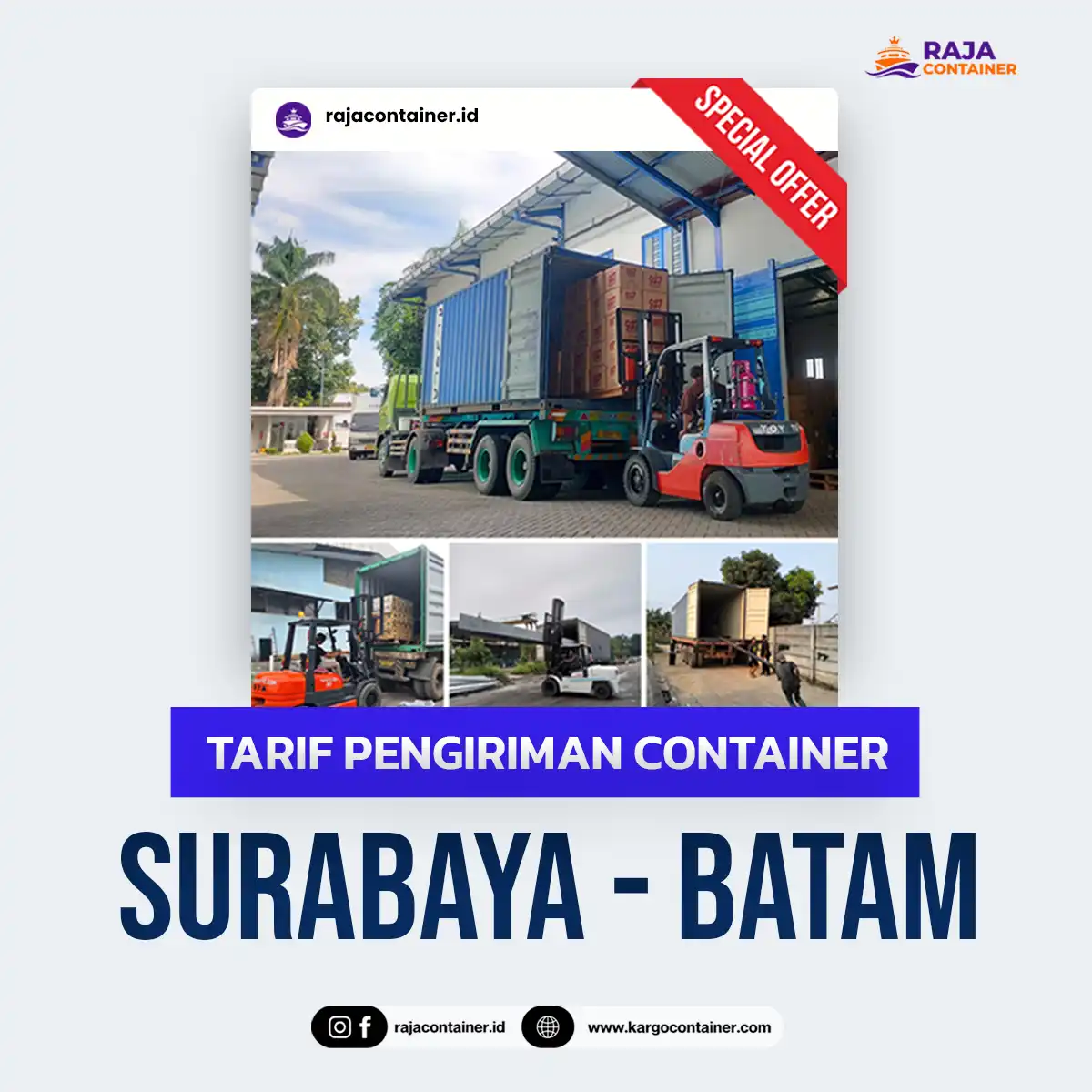 Tarif Pengiriman Container Surabaya Batam