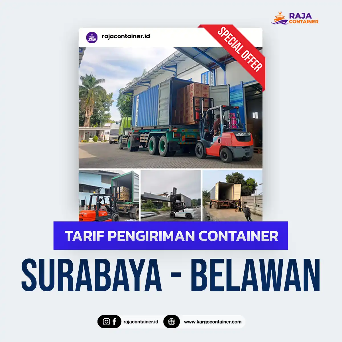 Tarif Pengiriman Container Surabaya Belawan
