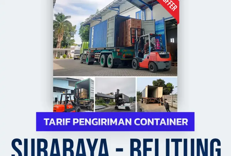 Tarif Pengiriman Container Surabaya Belitung