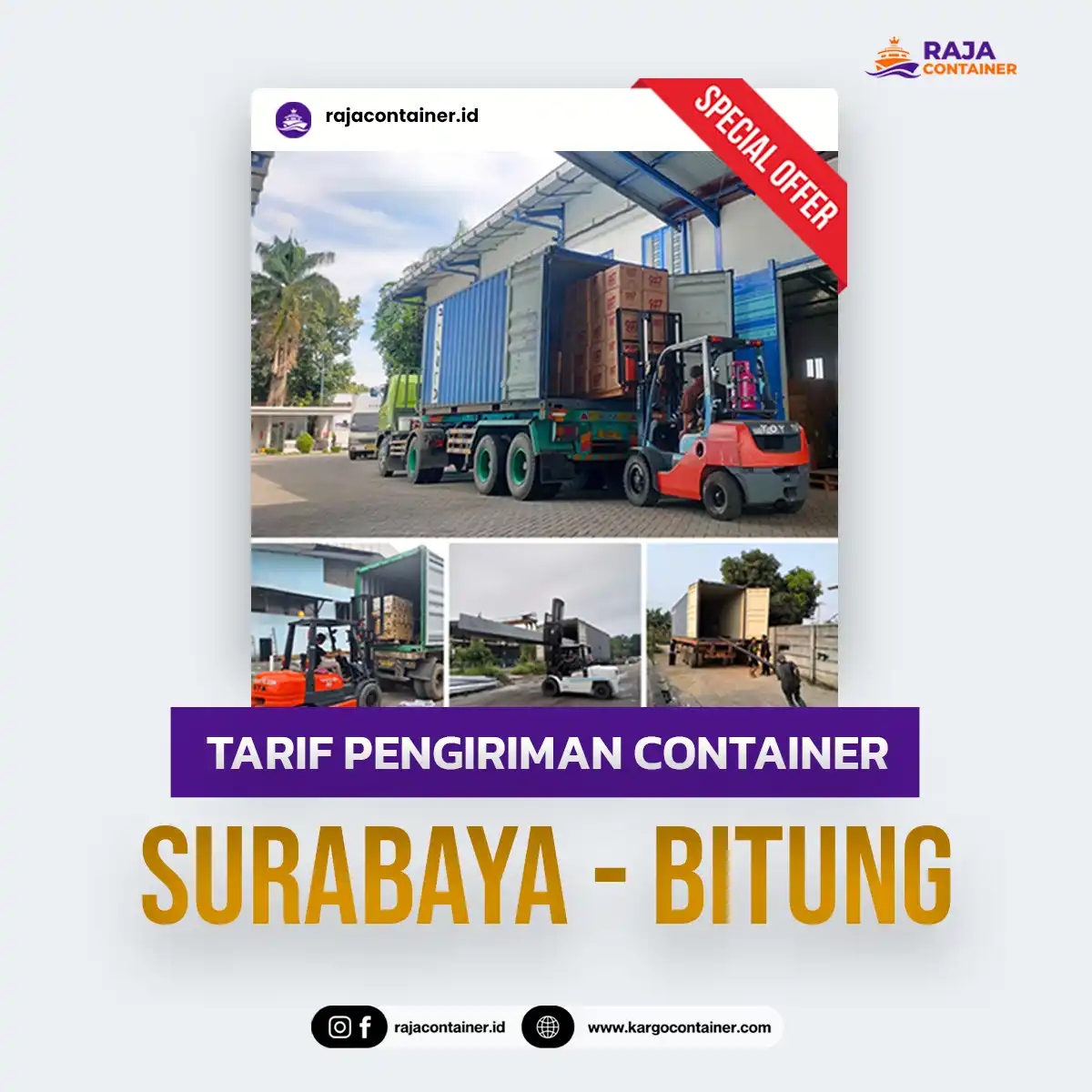 Tarif Pengiriman Container Surabaya Bitung