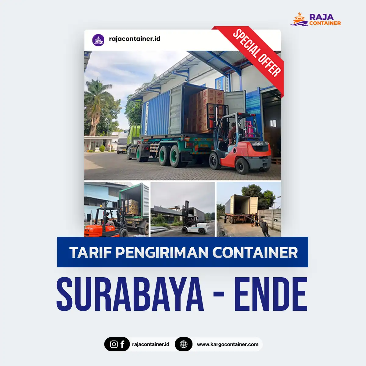 Tarif Pengiriman Container Surabaya Ende