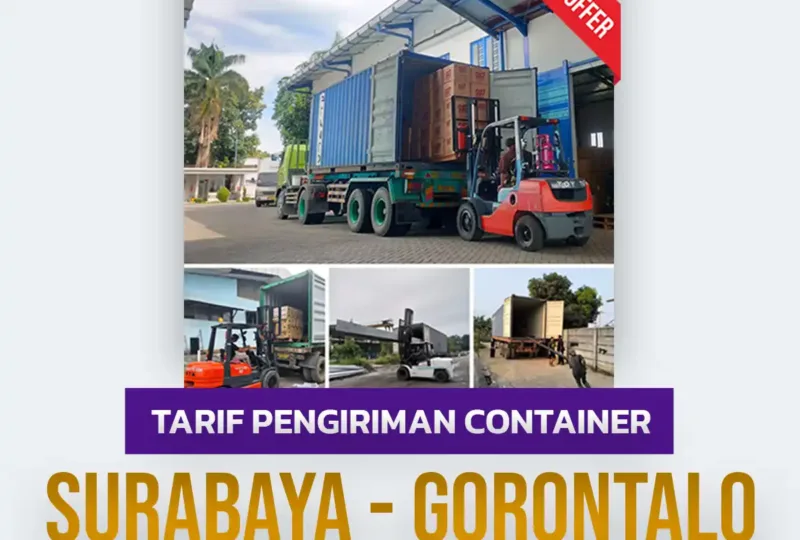 Tarif Pengiriman Container Surabaya Gorontalo