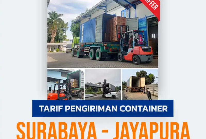 Tarif Pengiriman Container Surabaya Jayapura