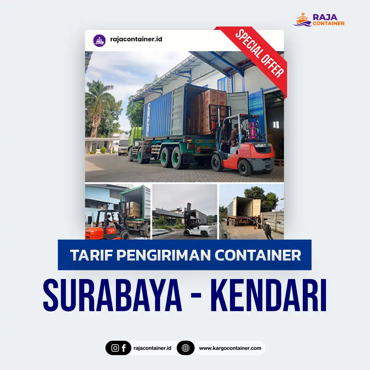 Tarif Pengiriman Container Surabaya Kendari