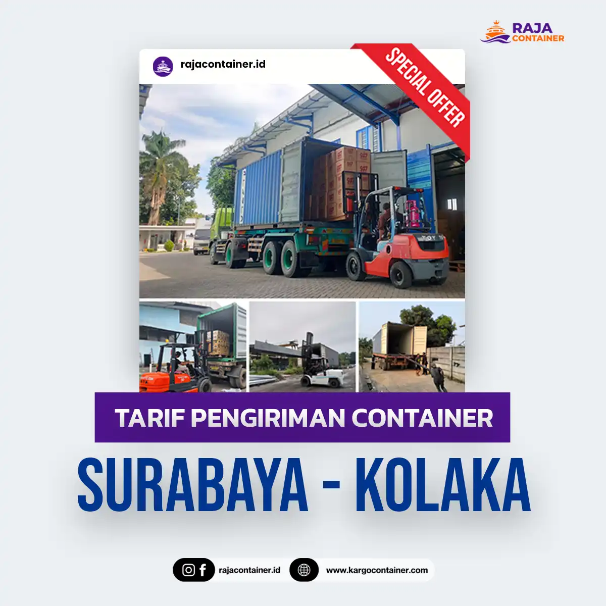 Tarif Pengiriman Container Surabaya Kolaka