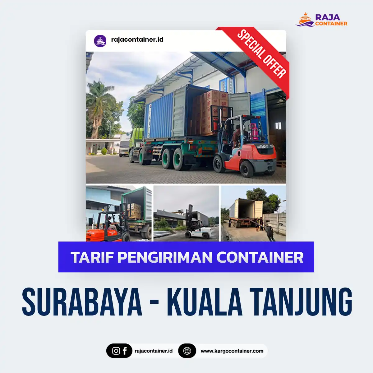 Tarif Pengiriman Container Surabaya Kuala Tanjung