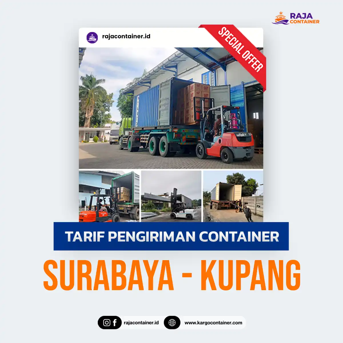 Tarif Pengiriman Container Surabaya Kupang