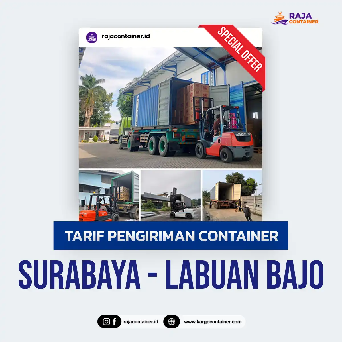 Tarif Pengiriman Container Surabaya Labuan Bajo
