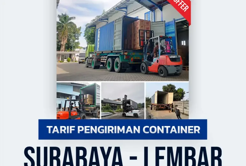 Tarif Pengiriman Container Surabaya Lembar