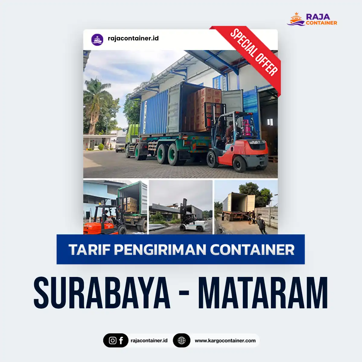 Tarif Pengiriman Container Surabaya Mataram