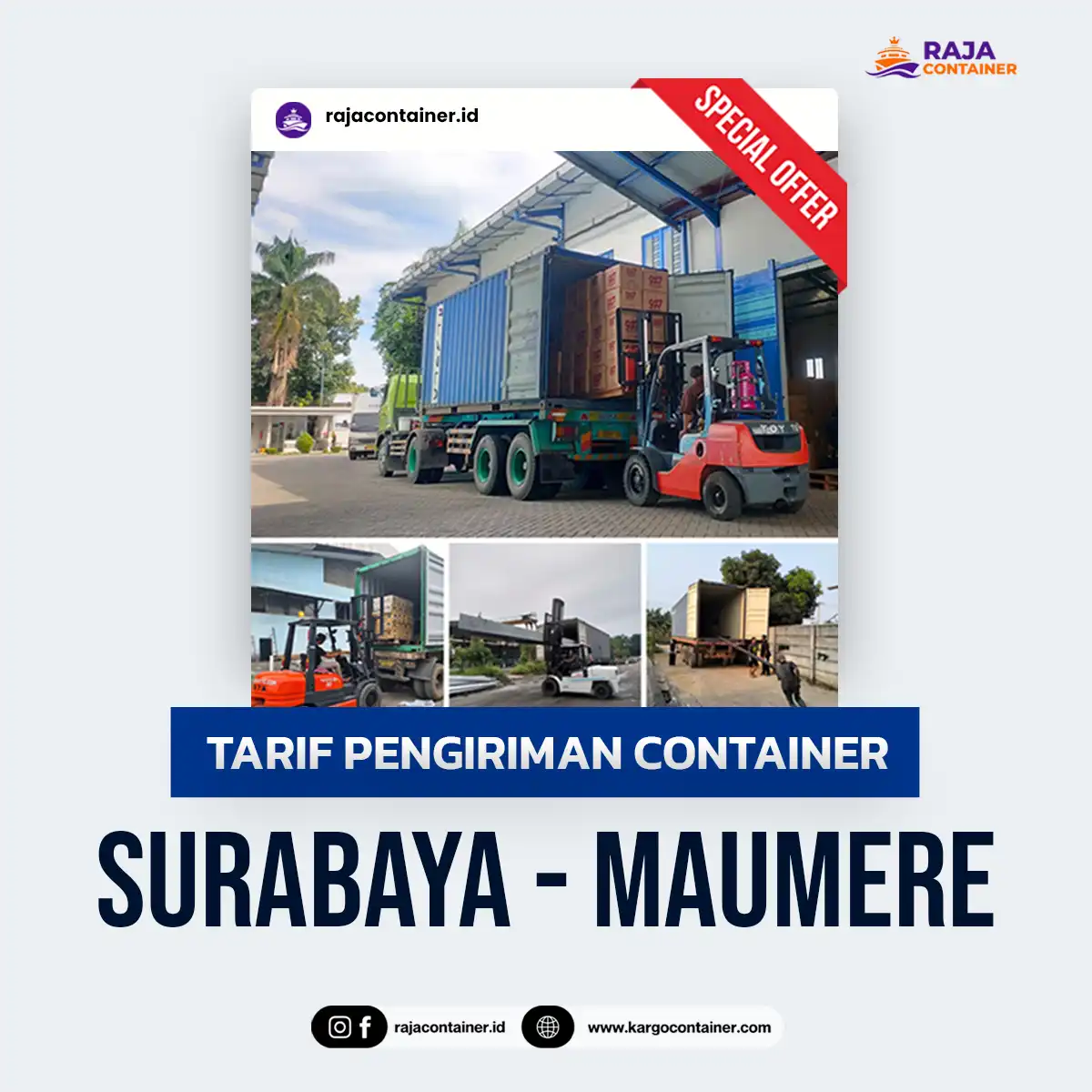 Tarif Pengiriman Container Surabaya Maumere
